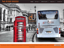 Tablet Screenshot of djcoaches.co.uk